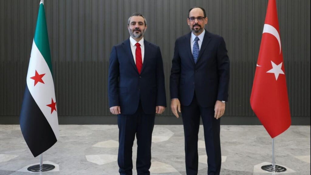 MİT Başkanı Kalın, Suriye Dışişleri Bakanı Şeybani ile görüştü